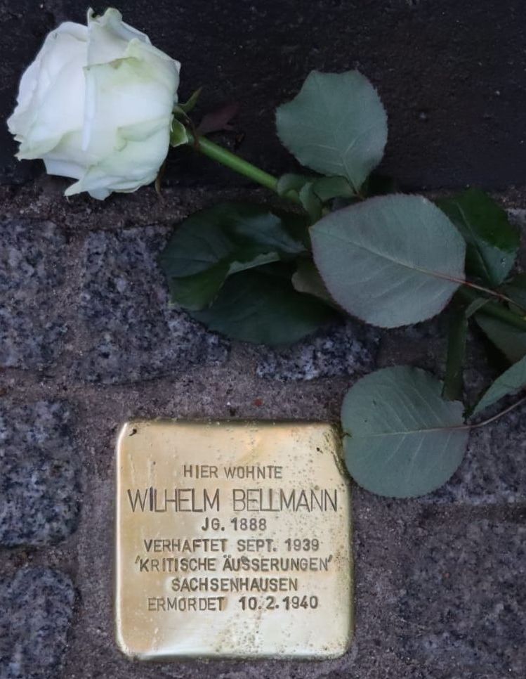 Stolperstein WBellmann_Heidenau